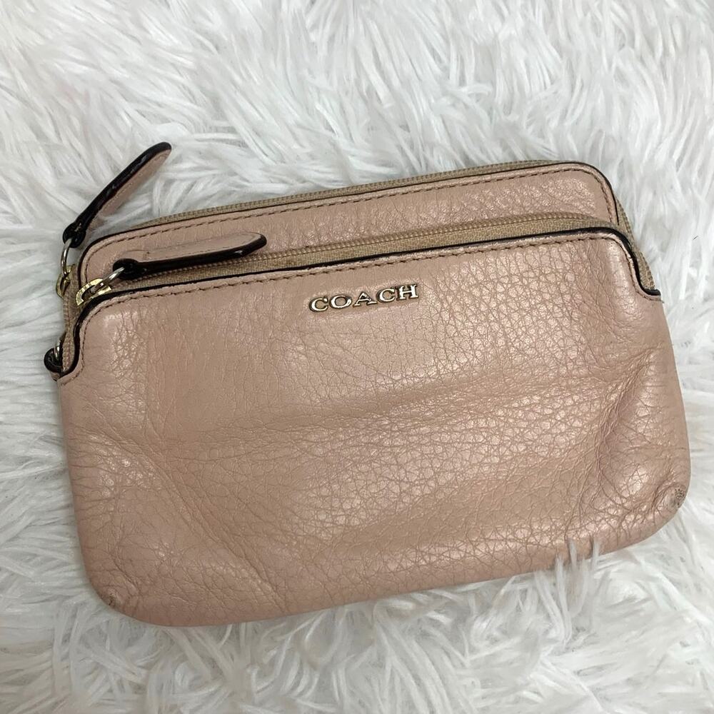 Coach Beige Pouch